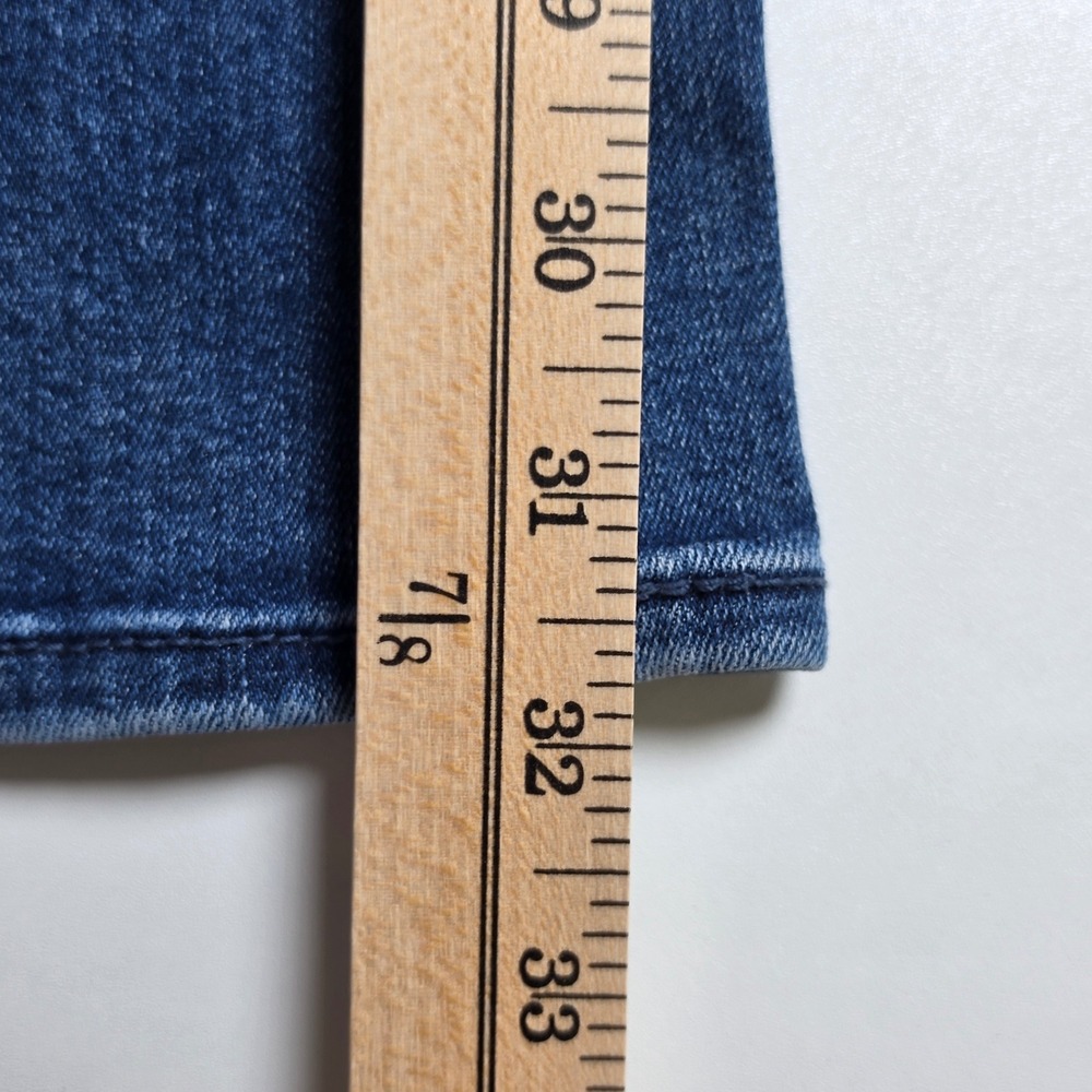 Hollister Womens Size 6 Long Blue Low Rise Bootcut Stretch Jeans Y2K Style - Picture 9 of 10
